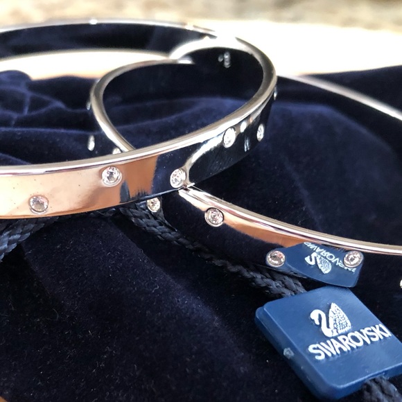 Swarovski Jewelry - Swarovski Crystal Bangle Bracelet Set